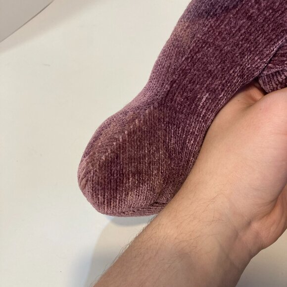 Teddy Bear Purple Chenille Corduroy Bow 16" Pier 1 Imports Stuffed Toy Plush - Picture 8 of 11